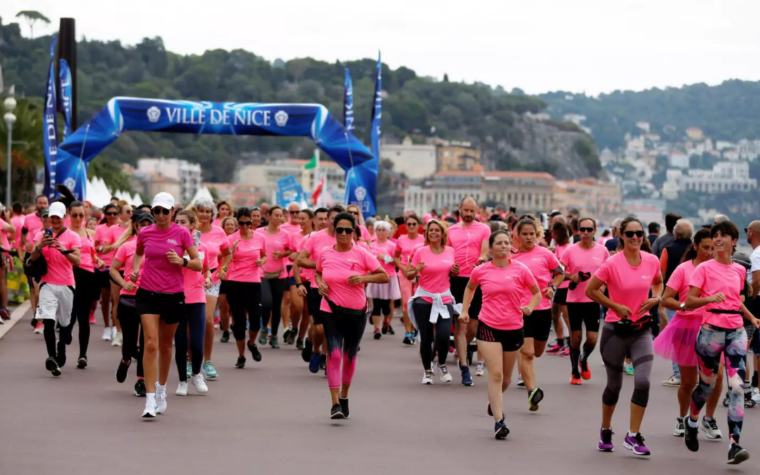 Jogging rose : l’équipe de l’hôtel West End chausse ses baskets pour Octobre Rose