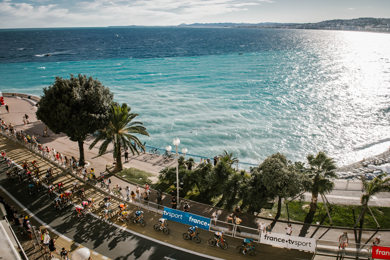 30/08/2020 - Tour de France 2020 - Etape 2 - Nice Haut Pays / Nice (186 km) - Promenade des Anglais