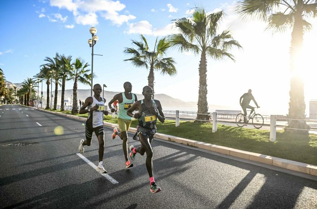 The Alpes-Maritimes Marathon Nice Cannes, at the foot of the West End Hotel