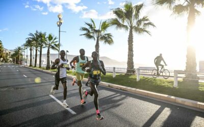 The Alpes-Maritimes Marathon Nice Cannes, at the foot of the West End Hotel